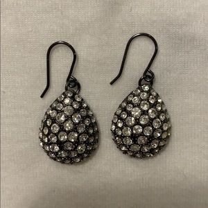 Crystal Pave Drop Earrings